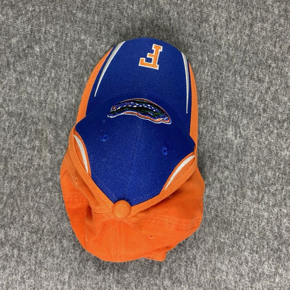 TEI Florida Gators Hat Blue Orange Gator F Cap Adjustable Strapback - Picture 4 of 16